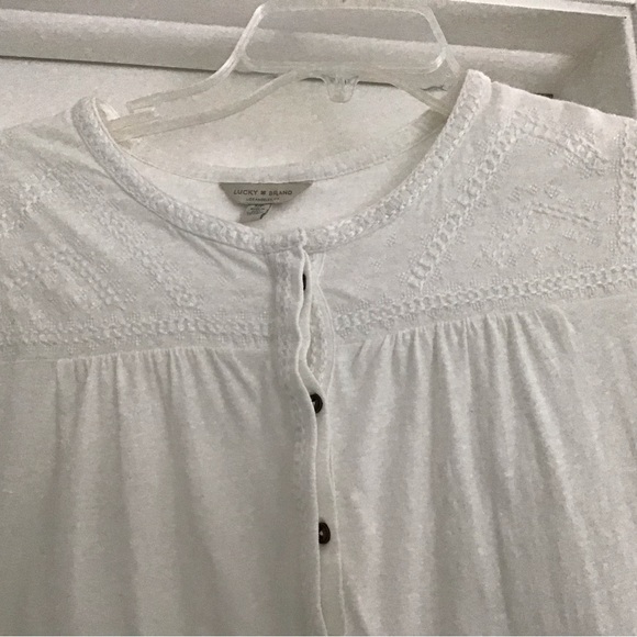 Lucky Brand Embroidered Top - Picture 3 of 7